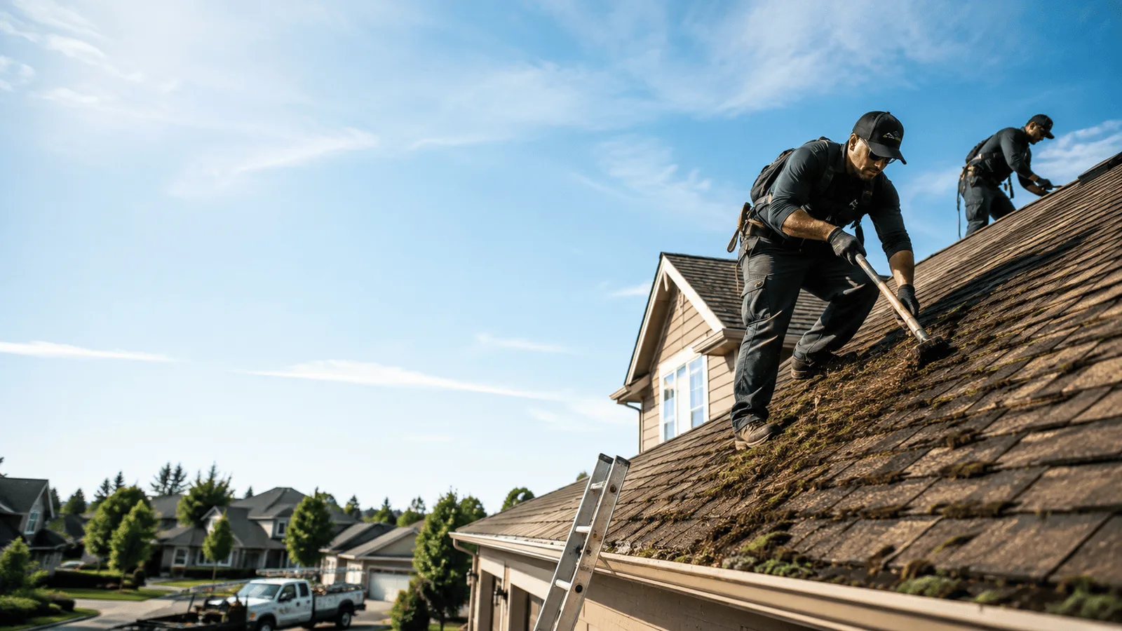 Roof Moss Removal in Cooksville, IL near me